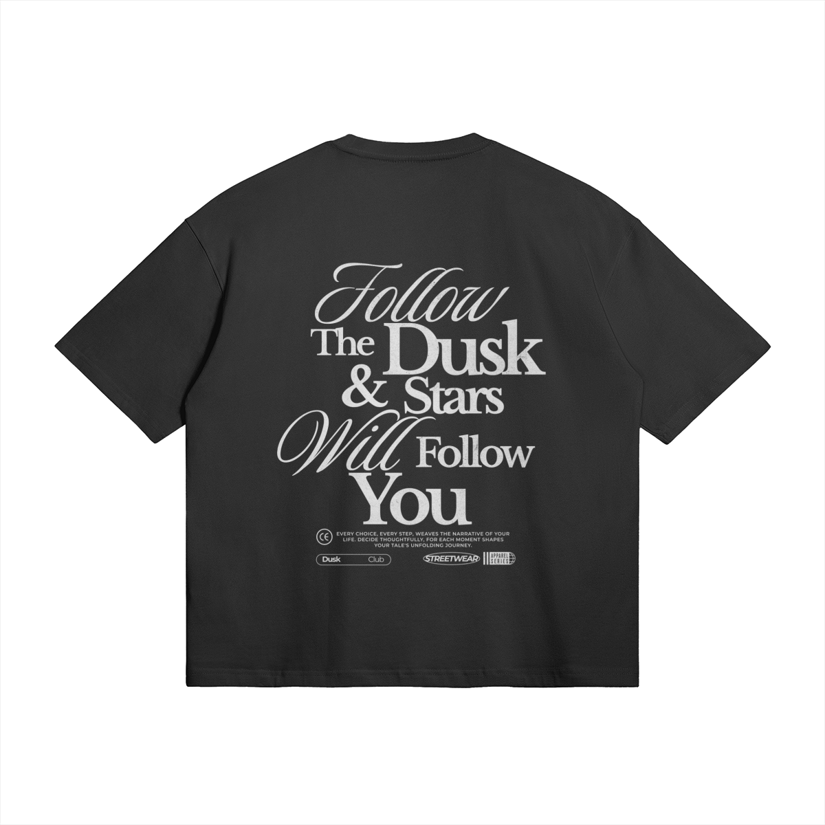 Follow The Dusk T-shirt - DuskClub - Back Side