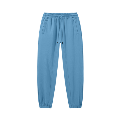 Baggy Light Blue Jogger - DuskClub - Front Side