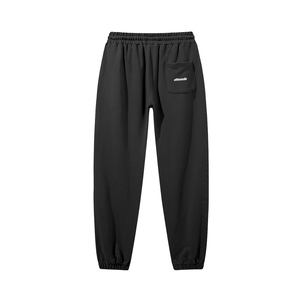 Baggy Black Jogger - DuskClub - Front Side
