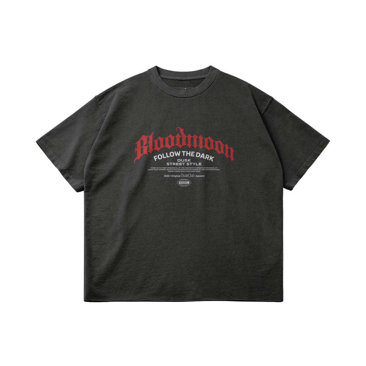 Bloodmoon T-shirt - DuskClub - Front Side