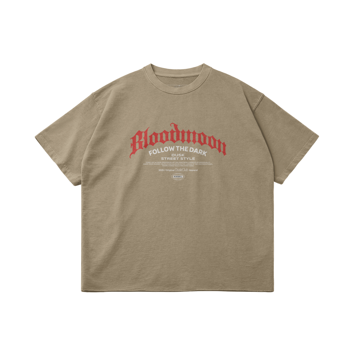 Bloodmoon T-shirt - DuskClub - Front Side