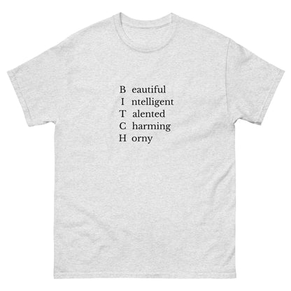 Bitch T-Shirt offwhite, front