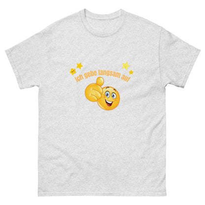 Ich gebe langsam auf T-shirt - DuskClub - grau - front