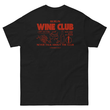 Wine Club T-shirt - DuskClub - Back Side
