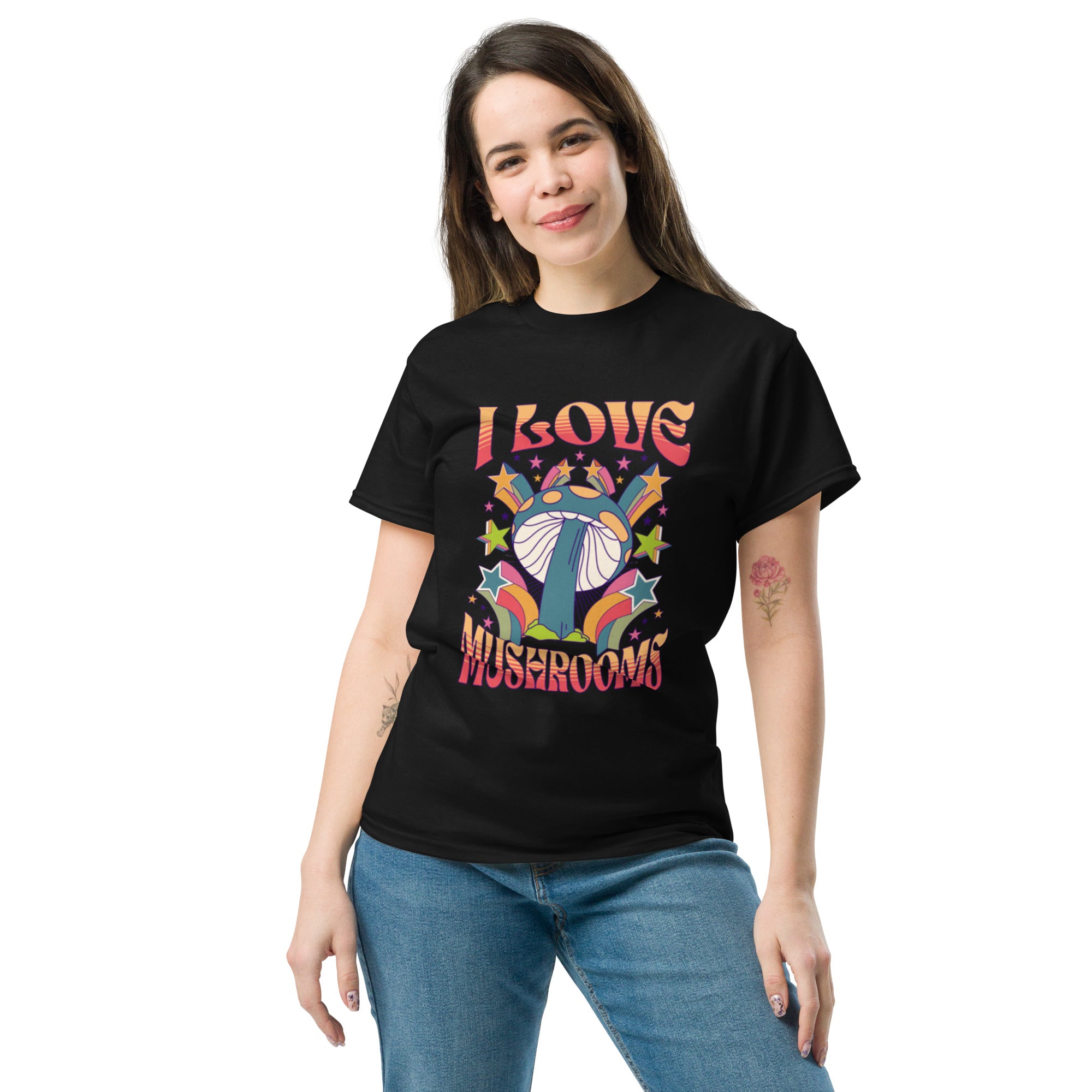 I Love Mushrooms T-Shirt Zweitbild