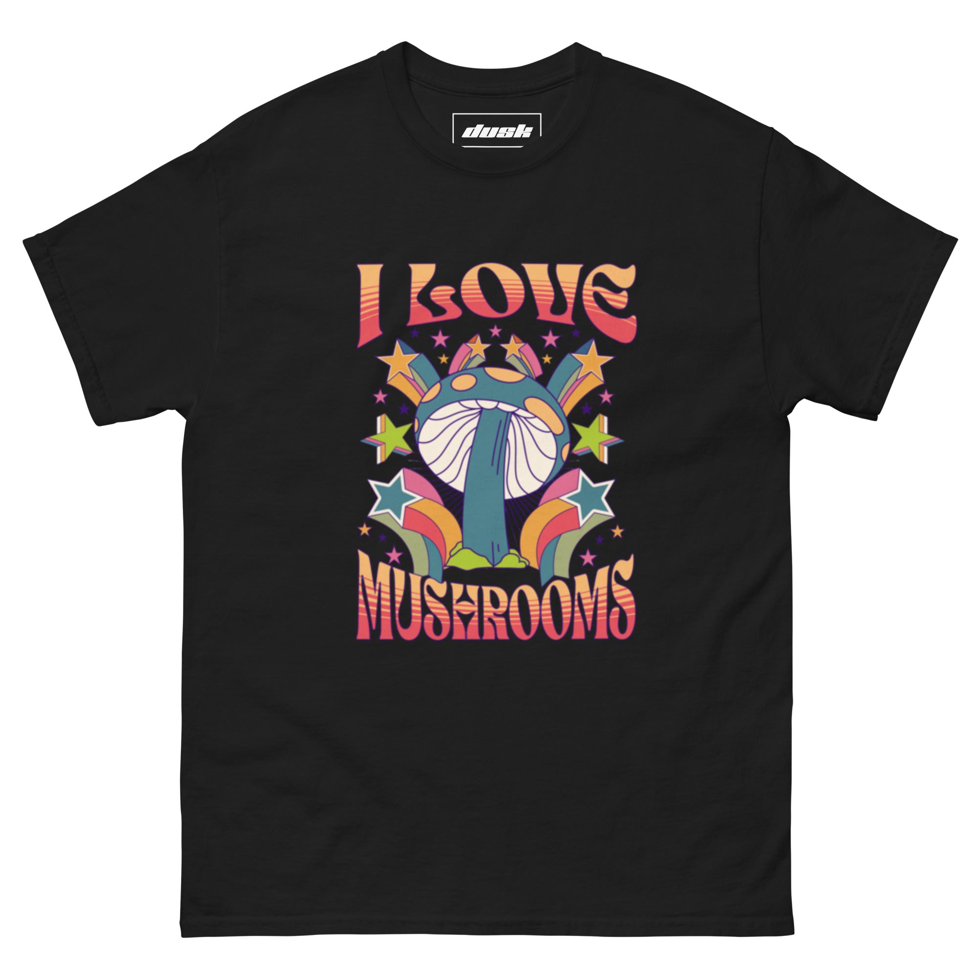 I Love Mushrooms T-Shirt - DuskClub Hauptbild