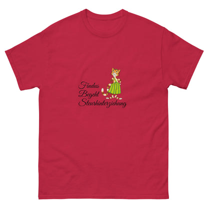 Findus begeht Steuerhinterziehung T-shirt - DuskClub - rot - front