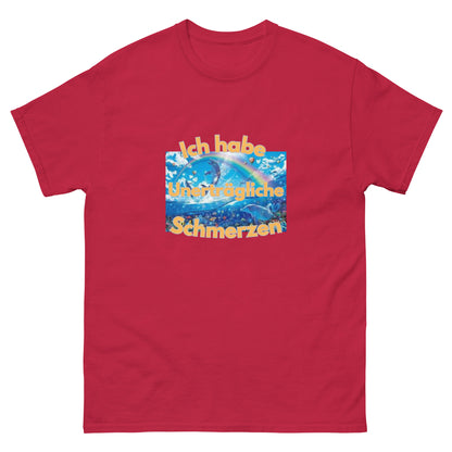 Ich habe unerträgliche Schmerzen T-Shirt - DuskClub - rot - front