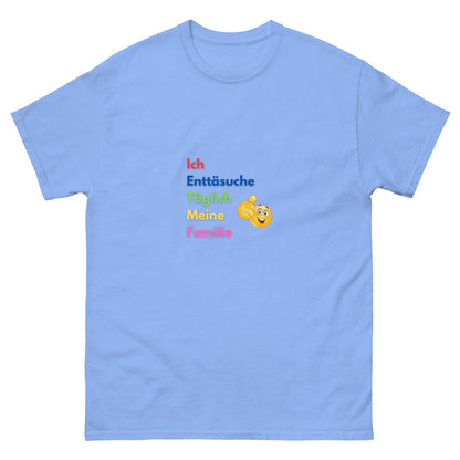 Die größte Enttäuschung T-shirt hellblau, front