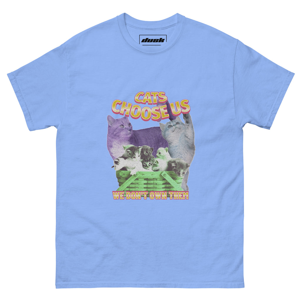 Cats Choose Us T-Shirt - DuskClub