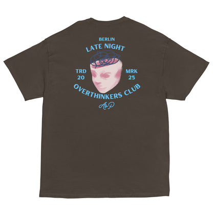 Overthinkers Club T-shirt - DuskClub - Back Side