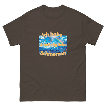 Ich habe unerträgliche Schmerzen T-Shirt - DuskClub - braun - front