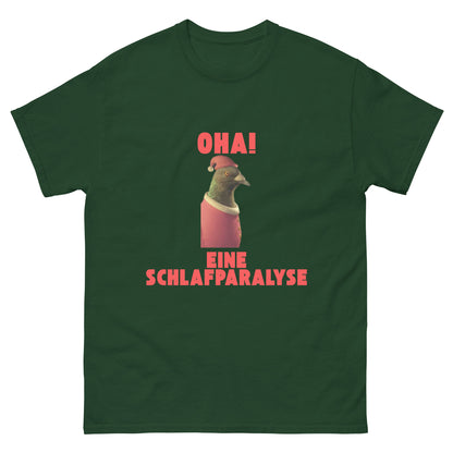 Schlafparalysen T-shirt grün, front