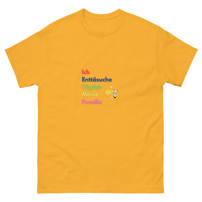 Die größte Enttäuschung T-shirt gelb, front