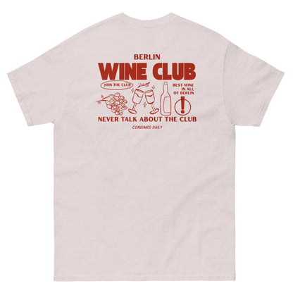 Wine Club T-shirt - DuskClub - Back Side
