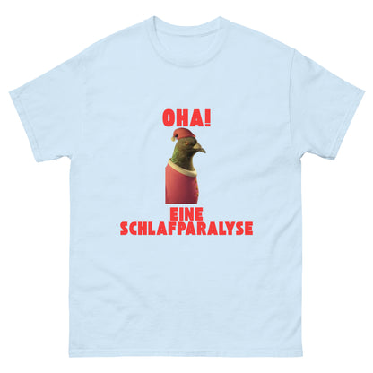 Schlafparalysen T-shirt babyblau, front