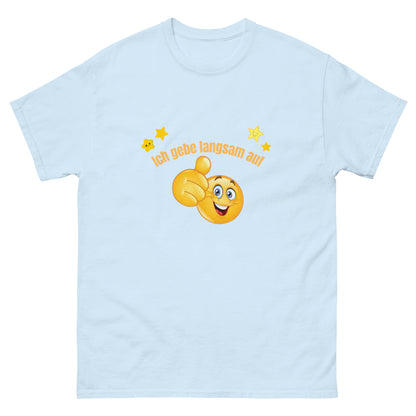 Ich gebe langsam auf T-shirt - DuskClub - blau - front