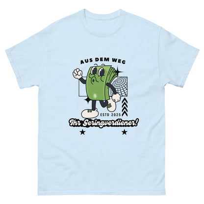 Aus dem Weg Geringverdiener T-Shirt - DuskClub - blau - front