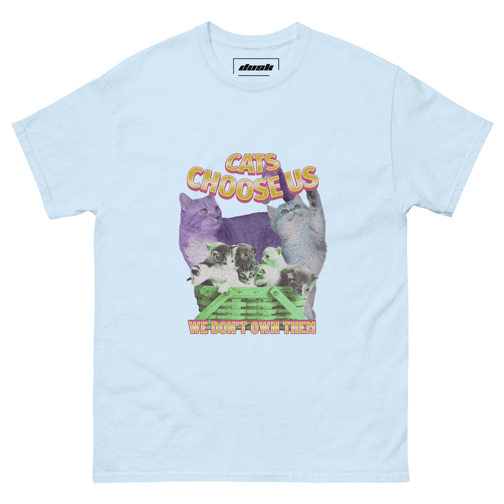 Cats Choose Us T-Shirt - DuskClub