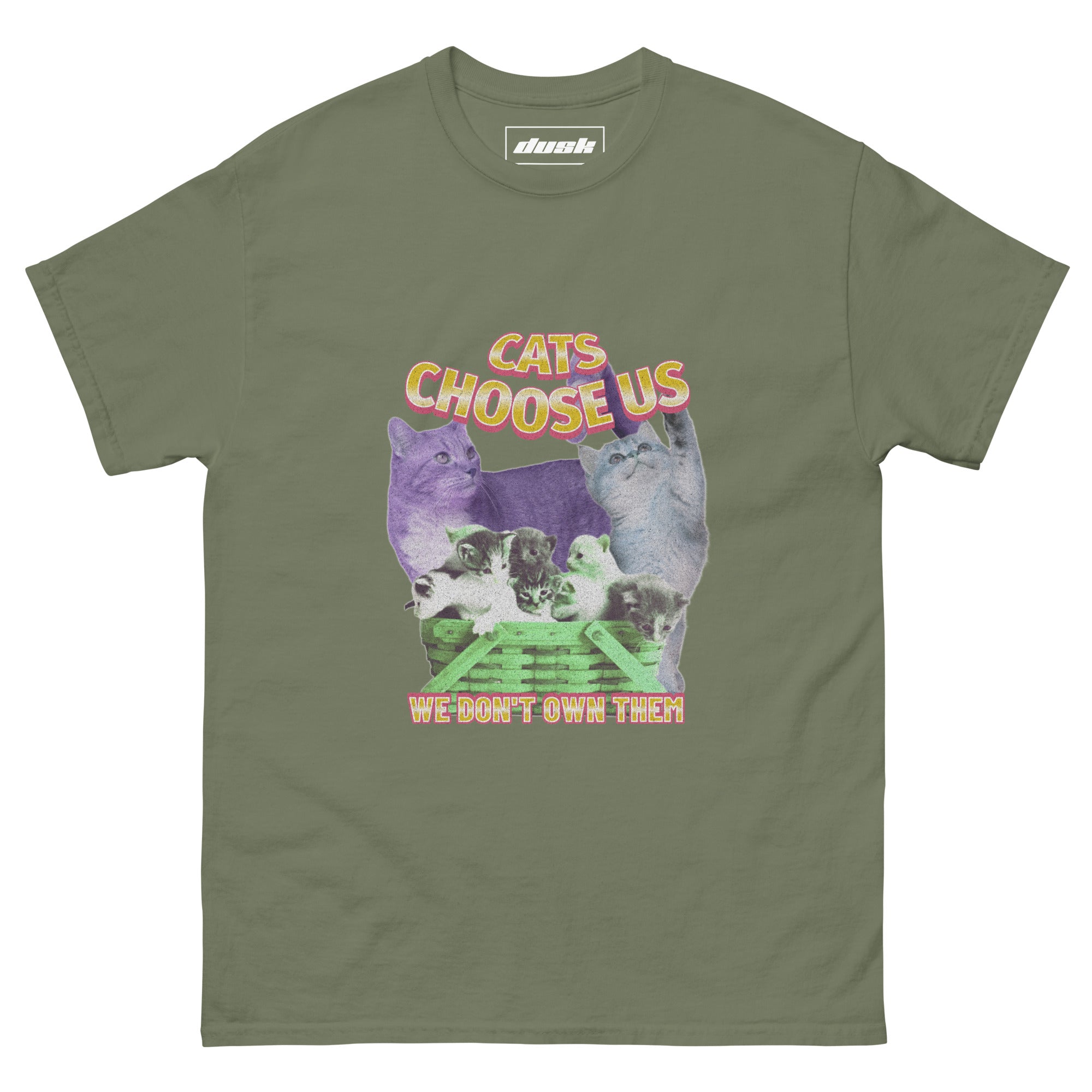 Cats Choose Us T-Shirt - DuskClub