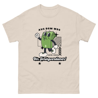 Aus dem Weg Geringverdiener T-Shirt - DuskClub - beige - front