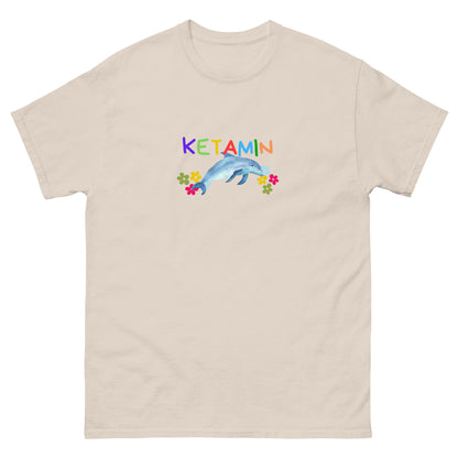 Ketamin T-shirt - DuskClub - beige - front