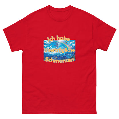 Ich habe unerträgliche Schmerzen T-Shirt - DuskClub - rot - front
