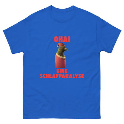 Schlafparalysen T-shirt blau, front