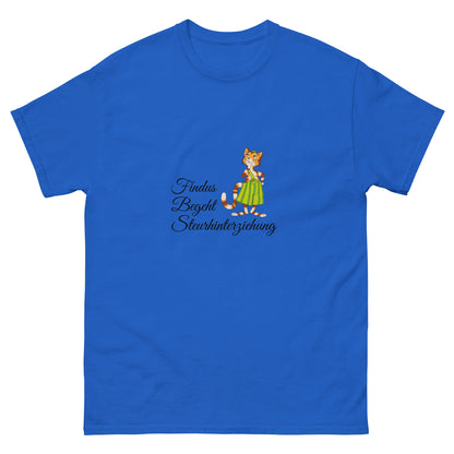 Findus begeht Steuerhinterziehung T-shirt - DuskClub - blau - front