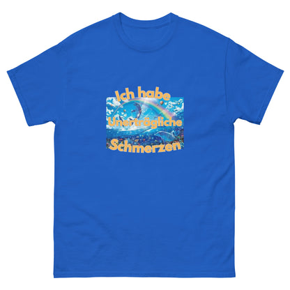 Ich habe unerträgliche Schmerzen T-Shirt - DuskClub - blau - front