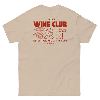 Wine Club T-shirt - DuskClub - Back Side