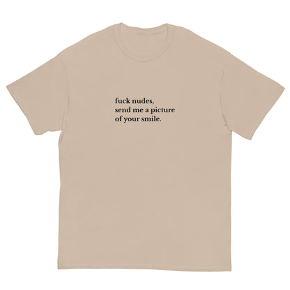 Fuck Nudes T-Shirt braun, front