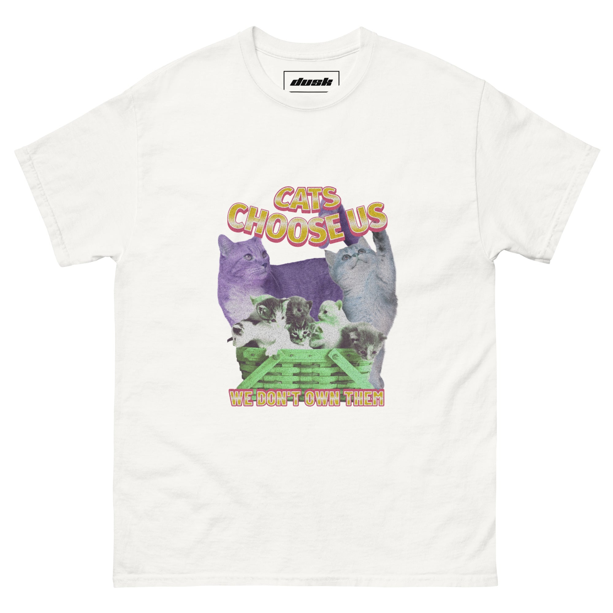Cats Choose Us T-Shirt - DuskClub