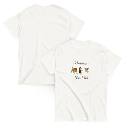 Nintendogs Fan-Club T-Shirt - DuskClub - weiß - front und back