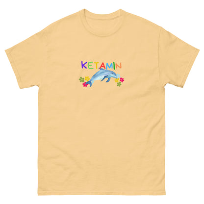 Ketamin T-shirt - DuskClub - gelb - front