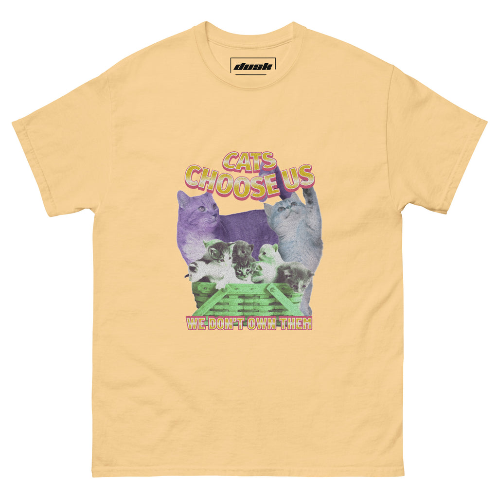 Cats Choose Us T-Shirt - DuskClub